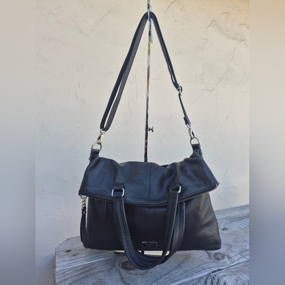Fossil Handbags - FOSSIL DAWSON LEATHER FOLD-OVER BAG